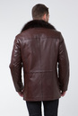 Мужское кожаное пальто из натуральной кожи на меху с воротником, отделка енот 3600032-3