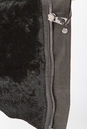 Мужская кожаная куртка из натуральной кожи  на меху с капюшоном, отделка чернобурка 3600112-5