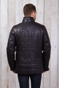 Мужская кожаная куртка из натуральной кожи  на меху с воротником 3600138-2