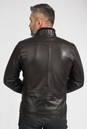 Мужская кожаная куртка из натуральной кожи на меху с воротником 3600175-4