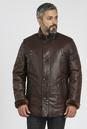 Мужская кожаная куртка из натуральной кожи на меху с воротником 3600199