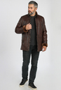 Мужская кожаная куртка из натуральной кожи на меху с воротником 3600199-2