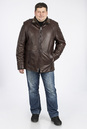 Мужская кожаная куртка из натуральной кожи на меху с воротником 3600205-2