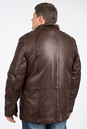 Мужская кожаная куртка из натуральной кожи на меху с воротником 3600205-3