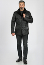 Мужская кожаная куртка из натуральной кожи на меху с воротником 3600210-2