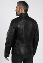 Мужская кожаная куртка из натуральной кожи на меху с воротником 3600218-4