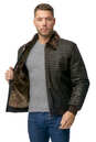 Мужская кожаная куртка из натуральной кожи на меху с воротником 3600271-4