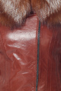 Дубленка женская из натуральной кожи с воротником, отделка чернобурка 0700414-4