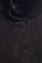 Дубленка женская из натуральной овчины с воротником, отделка ондатра 0700561-4