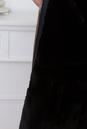 Дубленка женская с капюшоном, отделка натуральным мехом чернобурки 0700776-2