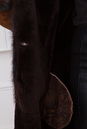 Дубленка женская из натуральной кожи с капюшоном, отделка норка 0700801-3