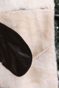 Дубленка женская из натуральной овчины с капюшоном, отделка кожа 0700944-4