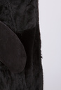 Дубленка женская из натуральной овчины с капюшоном, отделка норка 0701015-3