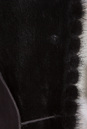 Дубленка женская из натуральной овчины с капюшоном,отделка норка 0701143-2