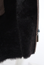 Дубленка женская из натуральной овчины с капюшоном, отделка норка 0701193-3