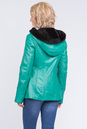Женская кожаная куртка из натуральной кожи на меху с капюшоном 3600086-3