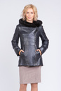 Женская кожаная куртка из натуральной кожи на меху с капюшоном 3600093