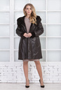 Женское кожаное пальто из натуральной кожи на меху с капюшоном 3600129-2