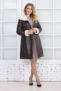 Женское кожаное пальто из натуральной кожи на меху с капюшоном 3600130-2