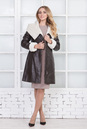 Женское кожаное пальто из натуральной кожи на меху с капюшоном 3600131-3