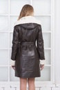 Женское кожаное пальто из натуральной кожи на меху с капюшоном 3600131-4