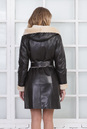 Женское кожаное пальто из натуральной кожи на меху с капюшоном 3600133-5