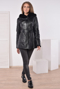 Женская кожаная куртка из натуральной кожи на меху с капюшоном 3600150-2
