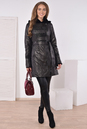 Женское кожаное пальто из натуральной кожи на меху с капюшоном 3600157-3