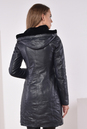 Женское кожаное пальто из натуральной кожи на меху с капюшоном 3600162-3