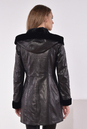Женская кожаная куртка из натуральной кожи на меху с капюшоном 3600163-3