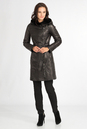 Женское кожаное пальто из натуральной кожи на меху с капюшоном 3600164-2