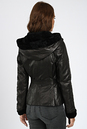Женская кожаная куртка из натуральной кожи на меху с капюшоном 3600207-4