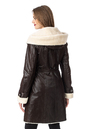 Женское кожаное пальто из натуральной кожи на меху с капюшоном 3600234-3