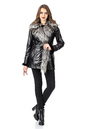 Женская кожаная куртка из натуральной кожи на меху с воротником, отделка лиса 3600246-2