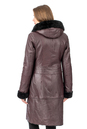 Женское кожаное пальто из натуральной кожи на меху с капюшоном 3600248-3