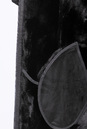 Дубленка женская из искусственной замши с капюшоном, отделка лиса 3900003-2