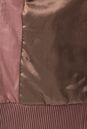 Женская кожаная жилетка из натуральной кожи с воротником, отделка норка 0902731-4