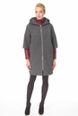 Женское пальто из текстиля с капюшоном 3000005-3