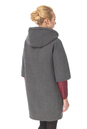 Женское пальто из текстиля с капюшоном 3000005-2
