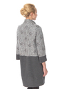 Женское пальто из текстиля с воротником, отделка норка 3000009-2