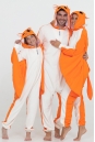 Комбинезон Кигуруми оранжевый из текстиля 5300005