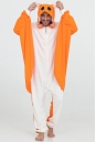 Комбинезон Кигуруми оранжевый из текстиля 5300005-8