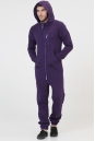 Комбинезон SpaceSuit фиолетовый с начесом мужской из текстиля 6600118-2