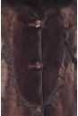 Шуба из мутона с воротником, отделка норка 1300144-3