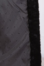 Шуба из мутона с капюшоном, отделка норка 1300926-2