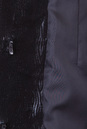 Шуба из мутона с капюшоном, отделка норка 1301015-4