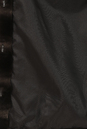 Шуба из мутона с капюшоном, отделка норка 1301103-3