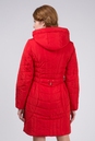 Женское пальто из текстиля с капюшоном 1000116-4