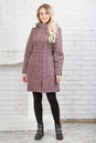Женское пальто из текстиля с капюшоном 1000231-4