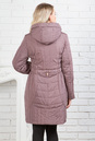 Женское пальто из текстиля с капюшоном 1000231-3